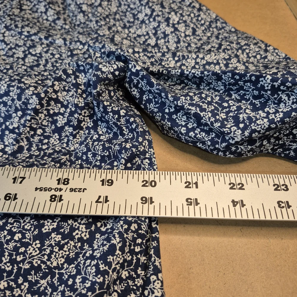 Banana Republic Navy Floral Button Down Shirt 3146/457